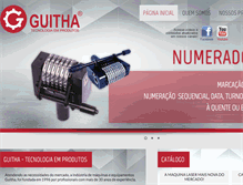Tablet Screenshot of guitha.com.br